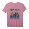 Cat Pew Pew Madafakas Vintage Crazy Cat Funny Graphic T-Shirt – Lustiges Katzenmotiv für Tierliebhaber mit Humor