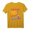 Das Ist Mein 70er Jahre Kostüm - Retro Party T-Shirt für Fasching, Karneval & Geburtstagsfeiern im 70er Stil