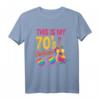 Das Ist Mein 70er Jahre Kostüm - Retro Party T-Shirt für Fasching, Karneval & Geburtstagsfeiern im 70er Stil