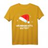 Lustiges Weihnachtsoutfit T-Shirt mit Weihnachtsmann Mütze - Perfekt für Heiligabend, Weihnachtsfeier & als Geschenkidee