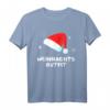 Lustiges Weihnachtsoutfit T-Shirt mit Weihnachtsmann Mütze - Perfekt für Heiligabend, Weihnachtsfeier & als Geschenkidee