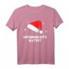Lustiges Weihnachtsoutfit T-Shirt mit Weihnachtsmann Mütze - Perfekt für Heiligabend, Weihnachtsfeier & als Geschenkidee