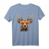 Hirsch T-Shirt für Herren & Damen mit Lederhose Motiv – Perfekt für Oktoberfest, Volksfest & Trachtenfeste
