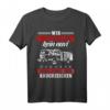 Wir Brauchen Kein Navi Feuerwehr Feuerwehrmann Feuer T-Shirt – Lustiges Geschenk für Feuerwehrleute & Helden zum Weihnachten & Geburtstag