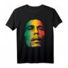 HapPanda Rasta Fade Gradient Face T-Shirt - Offizielles Bravado Merchandise für Feier & Geschenk