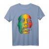 HapPanda Rasta Fade Gradient Face T-Shirt - Offizielles Bravado Merchandise für Feier & Geschenk