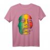 HapPanda Rasta Fade Gradient Face T-Shirt - Offizielles Bravado Merchandise für Feier & Geschenk