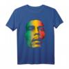 HapPanda Rasta Fade Gradient Face T-Shirt - Offizielles Bravado Merchandise für Feier & Geschenk