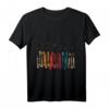 Buntes Klavier Geschenk T-Shirt für Pianisten und Musiker – Perfektes Weihnachts- und Geburtstagsgeschenk für Musikliebhaber