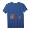 Buntes Klavier Geschenk T-Shirt für Pianisten und Musiker – Perfektes Weihnachts- und Geburtstagsgeschenk für Musikliebhaber