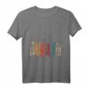 Buntes Klavier Geschenk T-Shirt für Pianisten und Musiker – Perfektes Weihnachts- und Geburtstagsgeschenk für Musikliebhaber
