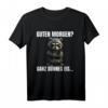 Guten Morgen? Ganz Dünnes Eis Waschbär T-Shirt mit Kaffee-Spruch – Lustiges Shirt für Morgenmuffel, Büro und Home Office