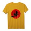 Hexe auf Besen mit Vollmond - Lustiges Halloween T-Shirt für Kinder, Frauen & Männer für Party, Süßes oder Saures & All Hallow's Eve