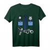 Polizei Uniform Kinder Kostüm für Fasching & Karneval - Lustiges Polizei T-Shirt für Jungen & Mädchen, ideal für Geburtstagsfeiern