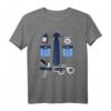 Polizei Uniform Kinder Kostüm für Fasching & Karneval - Lustiges Polizei T-Shirt für Jungen & Mädchen, ideal für Geburtstagsfeiern
