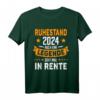 Rentner 2024 Ruhestand T-Shirt - Auch eine Legende geht in Rente, lustiges Geschenk für Pensionäre & Rentner 2024