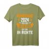 Rentner 2024 Ruhestand T-Shirt - Auch eine Legende geht in Rente, lustiges Geschenk für Pensionäre & Rentner 2024