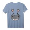 Lustiges Nilpferd-Kostüm T-Shirt für Halloween - Niedliches faules Nilpferd Outfit für Kinder und Erwachsene
