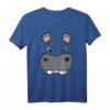 Lustiges Nilpferd-Kostüm T-Shirt für Halloween - Niedliches faules Nilpferd Outfit für Kinder und Erwachsene