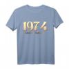 Lustiges 50. Geburtstag T-Shirt für Mann & Frau - Witzige Deko & Geschenkidee für 50 Jahre Geburtstag 1974