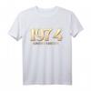 Lustiges 50. Geburtstag T-Shirt für Mann & Frau - Witzige Deko & Geschenkidee für 50 Jahre Geburtstag 1974