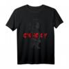 HapPanda Chucky Red Accent Logo T-Shirt - Offiziell Lizenzierter Horror Fanartikel für Fans und Geburtstagsfeiern