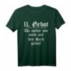 11. Gebot: Du sollst mir nicht auf den Sack gehen T-Shirt - Lustiges Geschenk für Geburtstag & Weihnachten mit witzigem Spruch