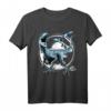 Jurassic World 2 Raptor & Pterodactyl Blue Tint T-Shirt – Offiziell lizenzierte Dinosaurier Kleidung für Fans