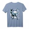 Jurassic World 2 Raptor & Pterodactyl Blue Tint T-Shirt – Offiziell lizenzierte Dinosaurier Kleidung für Fans
