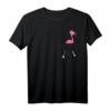 Rosa Flamingo in der Tasche - Cooler Flamingo T-Shirt für Sommer, Strand & Zoo-Besuche, Geschenk für Flamingo-Fans