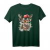 Entzückender Hirsch mit Weihnachtsmütze - Festliches Weihnachten T-Shirt für Tierliebhaber und Weihnachtsfans