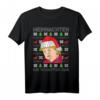 Hässliches Weihnachts-T-Shirt mit Angela Merkel - Lustiges Xmas Motiv, Geschenkidee für Freunde & Familie