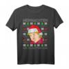 Hässliches Weihnachts-T-Shirt mit Angela Merkel - Lustiges Xmas Motiv, Geschenkidee für Freunde & Familie