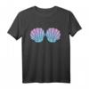 Meerjungfrau Muschel BH Kostüm & T-Shirt – Witziges & Schönes Meerjungfrauen-Outfit für Damen, perfekte Geschenkidee für Frauen, Freundinnen & Ehefrauen