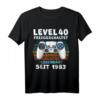 1983 Geburtstag Mann 40 Jahre Deko Lustig T-Shirt - Originelle Geschenkidee & Partydekoration für den HapPanda