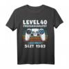 1983 Geburtstag Mann 40 Jahre Deko Lustig T-Shirt - Originelle Geschenkidee & Partydekoration für den HapPanda