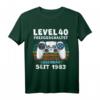 1983 Geburtstag Mann 40 Jahre Deko Lustig T-Shirt - Originelle Geschenkidee & Partydekoration für den HapPanda
