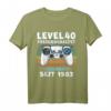 1983 Geburtstag Mann 40 Jahre Deko Lustig T-Shirt - Originelle Geschenkidee & Partydekoration für den HapPanda
