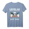 1983 Geburtstag Mann 40 Jahre Deko Lustig T-Shirt - Originelle Geschenkidee & Partydekoration für den HapPanda