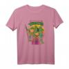 HapPanda Retro Sun Group T-Shirt - Nostalgisches Nickelodeon & Ninja Turtles Design für Fans und Geburtstagsfeiern