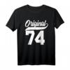 50. Geburtstag Geschenk Mann Frau Original Jahrgang 1974 T-Shirt – Lustiges Partyoutfit für Damen und Herren