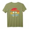 Süße Retro Vintage Katze Sonnenuntergang Katzen T-Shirt – Perfektes Geschenk für Katzenliebhaber, Katzenmütter und Katzenväter