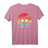 Süße Retro Vintage Katze Sonnenuntergang Katzen T-Shirt – Perfektes Geschenk für Katzenliebhaber, Katzenmütter und Katzenväter