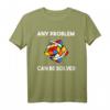 Zauberwürfel Rubik Cube Magic Würfel Retro Nerd T-Shirt – Perfektes Geschenk für Puzzle-Fans, Mathe- und Physik-Leidenschaftliche