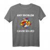 Zauberwürfel Rubik Cube Magic Würfel Retro Nerd T-Shirt – Perfektes Geschenk für Puzzle-Fans, Mathe- und Physik-Leidenschaftliche
