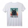 FCK NZS Lustiges Katze T-Shirt gegen Rassismus & Faschismus - Protest- und Aktivistenbekleidung für Demonstrationen