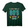 80er Jahre Kostüm T-Shirt für Mottoparty – Lustiges Retro-Outfit für Damen, Herren & Kinder