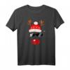 Lustiges Weihnachts Rentier T-Shirt mit roter Nase, Mütze & Sonnenbrille – Perfekt für die Adventszeit & festliche Geschenke