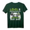 Level 8 Geburtstag T-Shirt für Jungen - Lustiges Gamer Geschenk & Dekoration für 8-Jährige