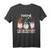 Drei Zwerge Passende Familie Frohe Weihnachten Kurzarm T-Shirt – Lustiges Weihnachtsdesign für Familie, Paare und Freunde